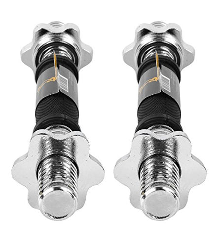 Image of Cockatoo (10 Kg-20 Kg) Professional Dumbbells Set With Regular Metal Integrated (31 mm) Rubber Plates, Dumbbells Kit (10)