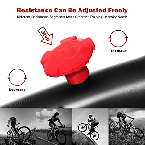 Image of PowerMax Fitness Steel B-S2 Exercise Spin Bike with Flywheel, 14 kg, Saddle Adjustment and Adjustable Foot Strap for Home Workout, Black