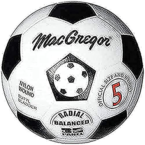 Image of MacGregor Rubber Soccer Ball, Size 5
