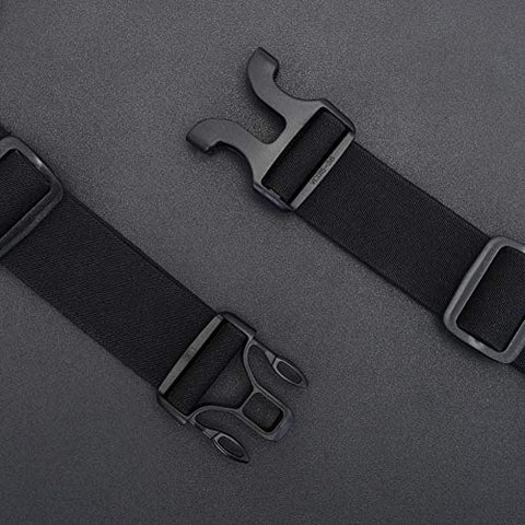 Image of DAITET Running Belt Waist Pack, Fanny Pack for Men&Women, Travel Money Belt, Waterproof Waist Bag, Adjustable Workout Belt Fits All Phone (Pure Black)