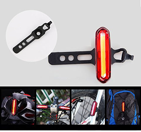Image of Lista 120 Lumens Rechargeable USB Rear Light Bicycle Cycling Taillight LED Waterproof MTB Road Bike Tail Lamp Rear Light for Bicycle