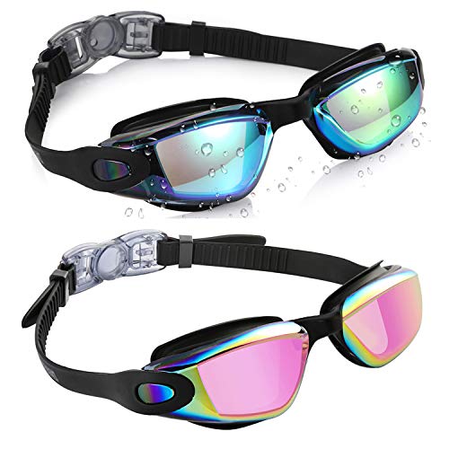 Swim goggles adjustable nose 2025 bridge