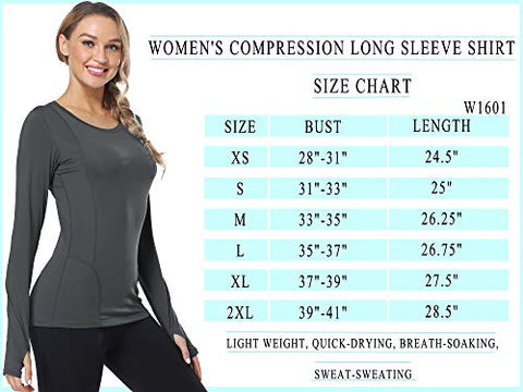 Image of CADMUS Women's 3 Pack Running Compression Long Sleeve T Shirt, 1601: Grey, Pack of 1, Small