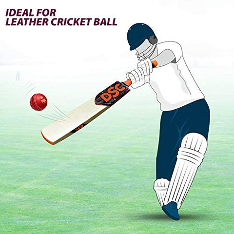 Image of DSC Intense Force Kashmir Willow Cricket Bat for Leather Ball |Size-6 | Light Weight | Free Cover|