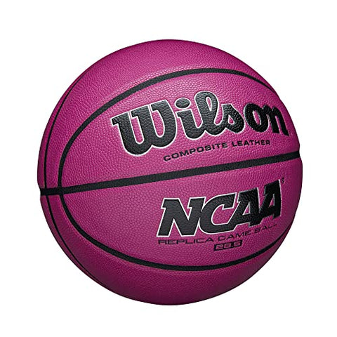 Image of Wilson NCAA Replica Game Basketball, Pink, 28.5-Inch