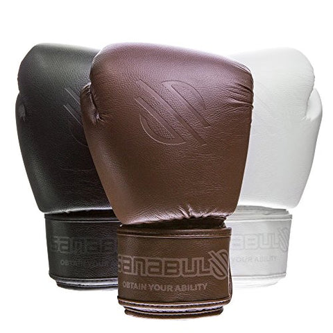 Image of Sanabul Battle Forged Thai Style Kickboxing Professional Gloves (Brown, 16 oz)
