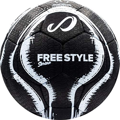 Senda Street Soccer Ball, Fair Trade Certified, Black/White, Size 4 (Ages 13 & Up)