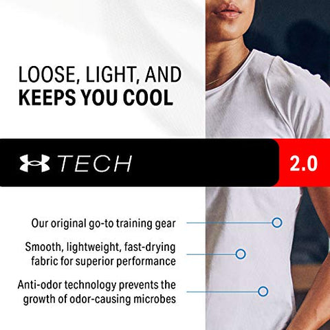 Image of Under Armour Women's Tech Twist T-Shirt , Purple Tint (532)/Metallic Silver, X-Small