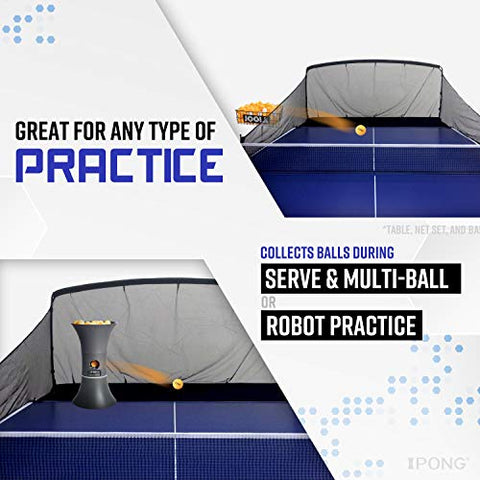 Image of iPong Carbon Fiber Table Tennis Ball Catch Net