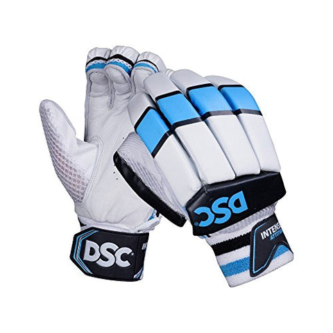 Image of DSC 1500214 Guard Cricket Helmet Large (Navy) & DSC 1500398 Intense Attitude Cricket Batting Gloves Men's Right (Colour May Vary) Combo