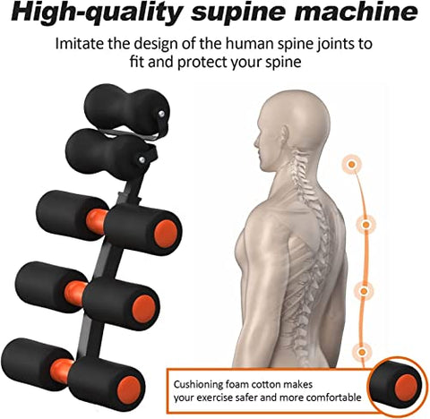 Image of Ozoy Six Pack Abs Exerciser Machine 20 Different Mode for Exercise and Fitness Without Cycle Rocket Exercise Handles-Level Adjustable Workout-Training Bench Abdominal Trainer Core & Abs (Multi)