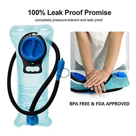 Image of REINOS Hydration Backpack with 2L Bladder for Men & Women, Daypack with Thermal Insulation | Great for Hiking, Running, Cycling, Camping, Skiing, Outdoor Activities