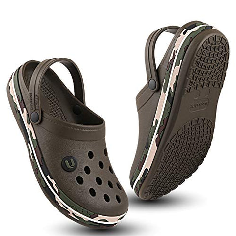 Image of URJO Olive Clogs-8 UK (42 EU) (Men_CAMO)