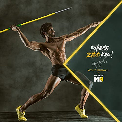 Image of MuscleBlaze Raw Whey Protein Concentrate 80% with Added Digestive Enzymes, Labdoor USA Certified (Unflavoured, 1 kg / 2.2 lb, 33 Servings)