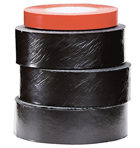 Image of Tourna Mega Tac Extra Tacky Overgrip, Black (30-Pack)