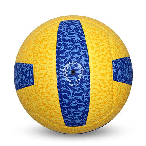 Image of Nivia G-2020 Rubber Volleyball, (Yellow and Blue)