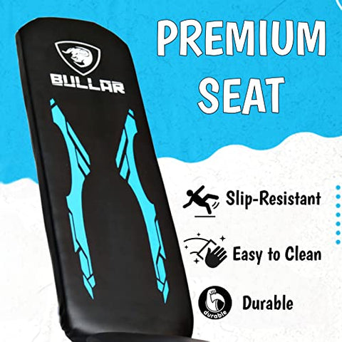 Image of BULLAR, gym bench, bench for home gym, perfect gym bench for home workout, idol for bench press, and squat rack (Adjustable bench)