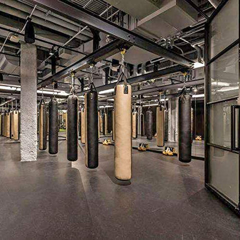 Image of Besthouse Permanent Antirust Stainless Steel 304 Heavy Duty Boxing Punching Bag Chain 300LBS Capacity, Heavy Duty Swing Hangers, 4 Chains and 4 Carabiner, 360° Rotate, 2 Screw for Wooden Sets