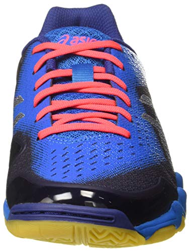 ASICS Men's Gel-Blade 6 Print/Race Blue Badminton Shoes-7 UK/India (41.5 EU)(8 US) (R703N.402)