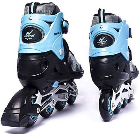 Image of Nodens Adjustable Inline Skates Beginner Skates Fun Illuminating Roller Skates for All Boys and Girls (Medium)