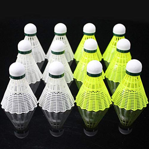Image of BESPORTBLE 6pcs Nylon Badminton Shuttlecocks Badminton Birdies Balls for Kids Adult Indoor Outdoor Sports Activities Yellow