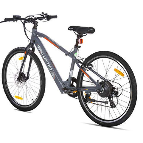 Image of Lectro Unisex 7S Speed Clix 26T Electric Cycle (16", Dark Grey & Black, 26 x 1.90", 26" x 2.125")