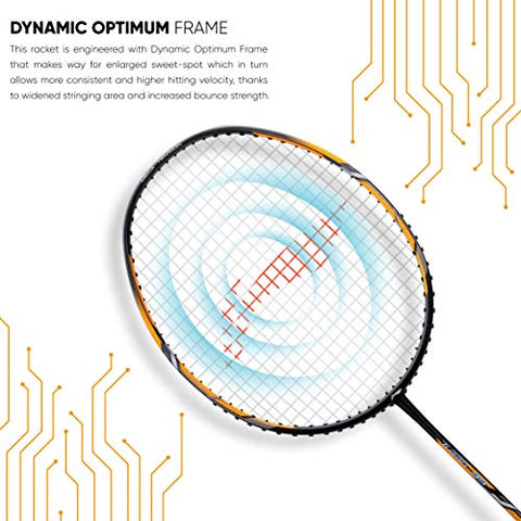 Image of Li-Ning Turbo 99 Strung Carbon Fibre Racket With Free Full Cover