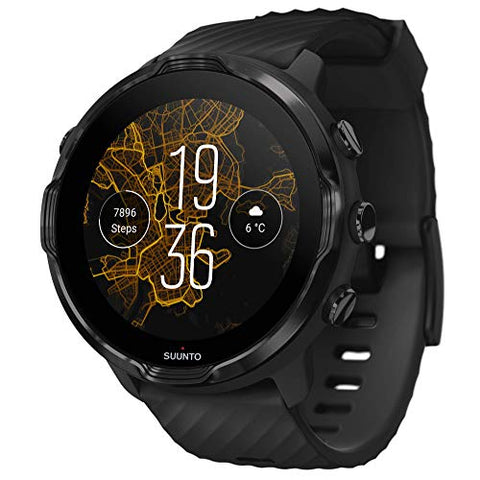 Image of SUUNTO 7 Black, GPS Versatile Sports Watch with Google Wear OS, 24x7 Activity and Sleep Tracking