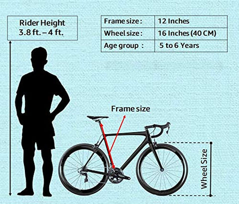 Image of Hero Unisex-Youth Blast 16T Single Speed Mountain Bike Cycle (Yellow) (Hero Blast 16T)