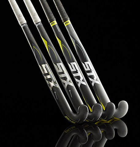 Image of STX Field Hockey Stallion Hpr 101 Field Hockey Stick, Grey/Yellow, 35"