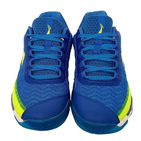 Image of Li-Ning RangerLiteIII Non-Marking Premium Badminton Shoes - Blue/Lime, 6 UK