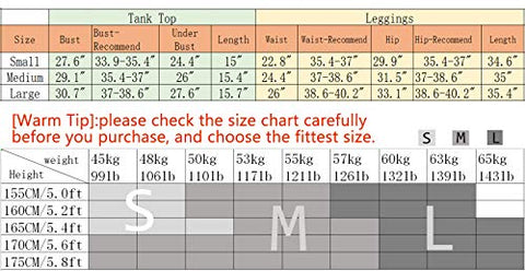Image of Glamaker Women's 2 Piece Yoga Workout Tracksuit Outfits - Sport Tank Crop Top and Compression High Waisted Leggings Casual Activewear Sets Green Small