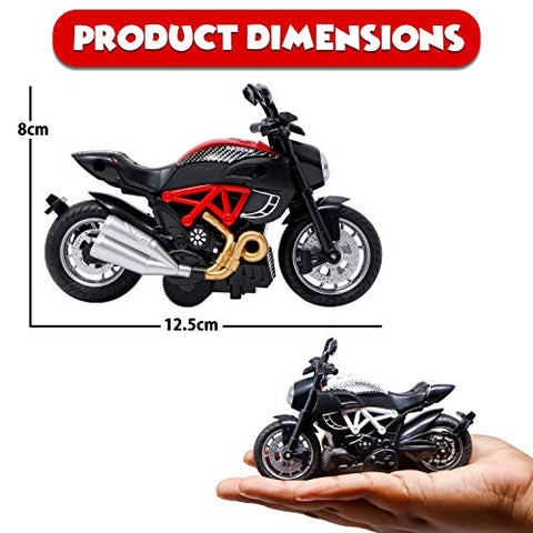 Image of Zest 4 Toyz Warrior Motorcycle Plastic Bike Toy for Boy's Pack of 1, Multicolour