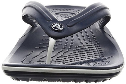 Image of crocs Unisex Adult Crocband Flip Navy Slipper-7 Men/ 8 UK Women (M8W10) (11033-410)
