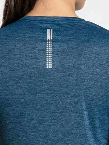 Image of Jockey Women's Plain Regular fit T-Shirt (MW01_Poseidon Medium)