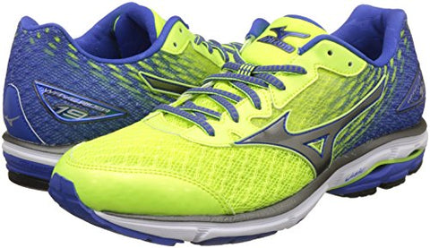 Image of Mizuno Men's Wave Rider 19 2E Yellow Running Shoes - 6 UK/India (39 EU)(J1GC160490)