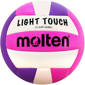 Molten MS240-3 Light Touch Volleyball, Purple/Pink