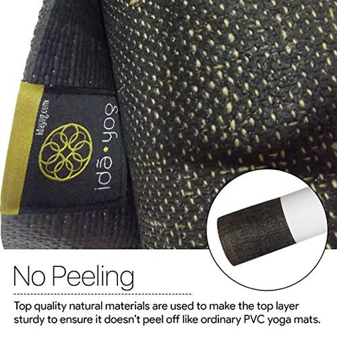 Image of Ida Yog Eco-Friendly Yoga Mat Sturdy Top Layer, Anti-Slip, Right Thickness (4 Millimeters) Bhoomi Practice mat in Cobalt Blue