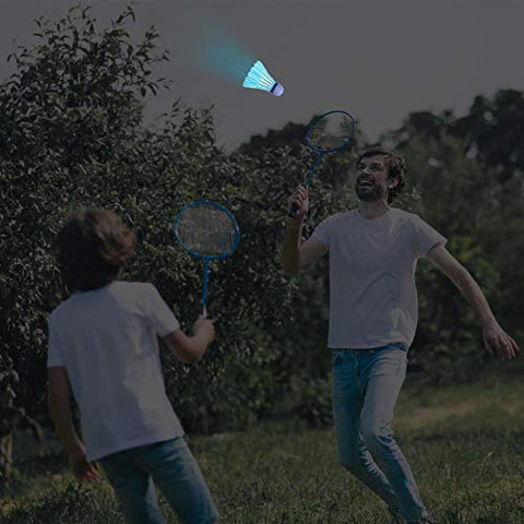 Image of Badminton Shuttlecocks,Sportneer LED Badminton Shuttlecocks 360° Lighting Birdies for Badminton Glow in The Dark Shuttlecocks for Indoor or Outdoor Sports Activities 8-Pack