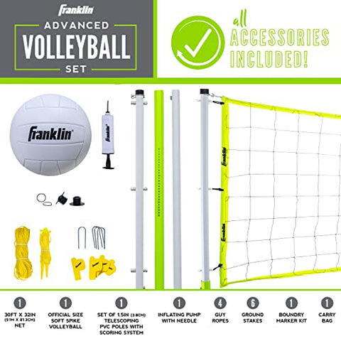 Image of Franklin Sports Advanced Volleyball Set