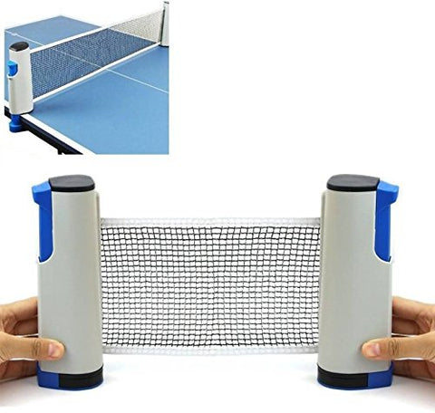 Image of Vinto King Fitness Innovative Retractable Table-Tennis Net With Adjustable Length And Push Clamps (Multicolor)