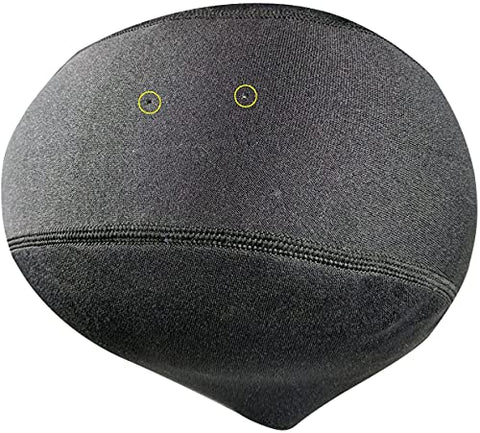 Image of Tilos 1mm Metal-Light Coated Neoprene Adjustable Beanie for Surf Surfing Kayak Rafting Canoe Snorkel Swimming Cap Hat (Black, M)