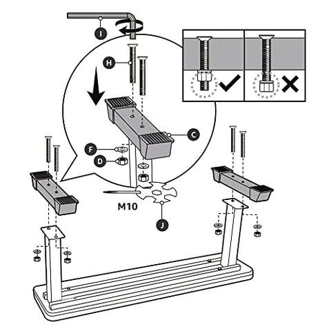 Image of Amazon Basics Flat Weight Workout Exercise Bench - 41 x 20 x 11 Inches, Black, 170 kg Limit