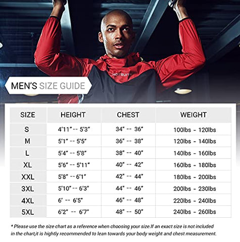 Image of HOTSUIT Sauna Suit Men Weight Loss Gym Exercise Sweat Suits Workout Jacket, Gray, XXL