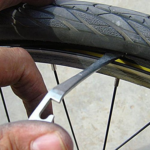 Image of Imported Bike Tire Iron Spoon Motorcycle Bicycle Pry Bars Tire Lever Tool, Silver
