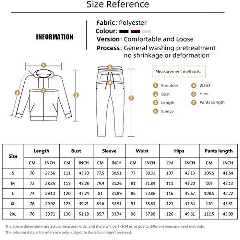 Image of Men's Athletic Tracksuit Set Full Zip Casual Sports Jogging Gym Sweat Suits, White-S