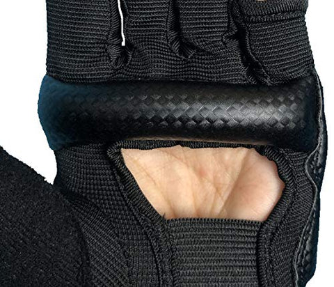 Image of KAIWENDE Kickboxing Gloves(XS,S,M,L,XL,XXL)-Also Fit for Training Men,Women,Kids of MMA,Muay Thai , Martial Arts Taekwondo Sparring Boxing Gloves (Black, L)