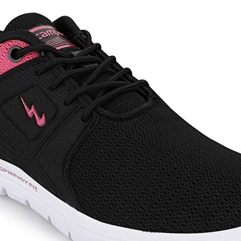 Image of Campus Tulip BLK/Pink Running Shoes for Women 7-UK