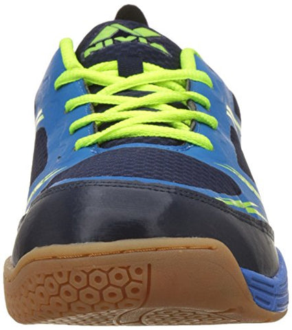 Image of Nivia Super Court Badminton ShoeS (Navyblue/Lime, 12)