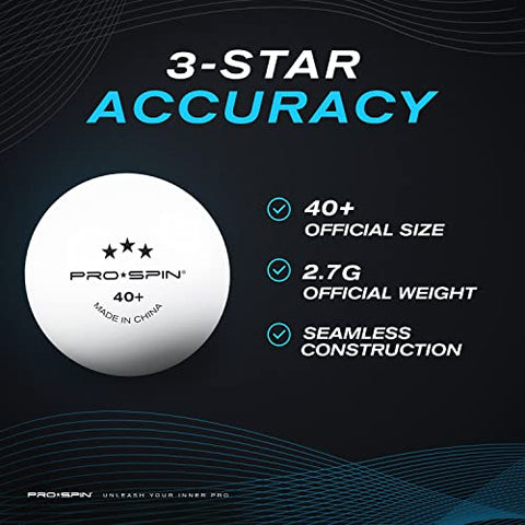 Image of PRO SPIN Ping Pong Paddles - High-Performance 2-Player Set with Premium Table Tennis Rackets, 3-Star Ping Pong Balls, Compact Storage Case | Ping Pong Paddle Set of 2 for Indoor & Outdoor Games